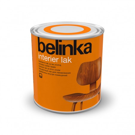 Безцветен лак за защита на дървен материал в жилищни помещения - Belinka INTERIER LAK