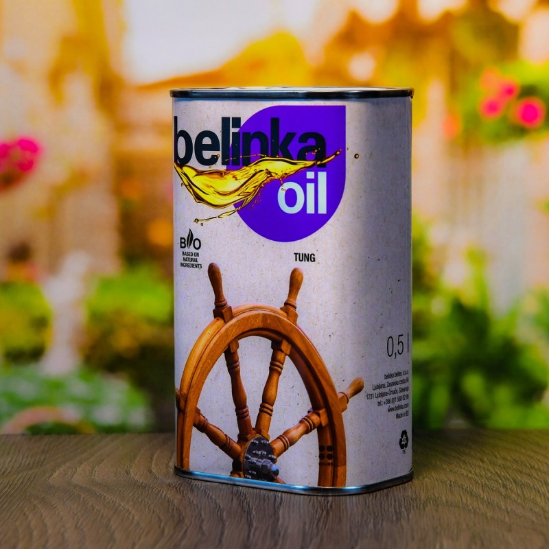 Тунгово масло за защита на дървени елементи - Belinka Tung