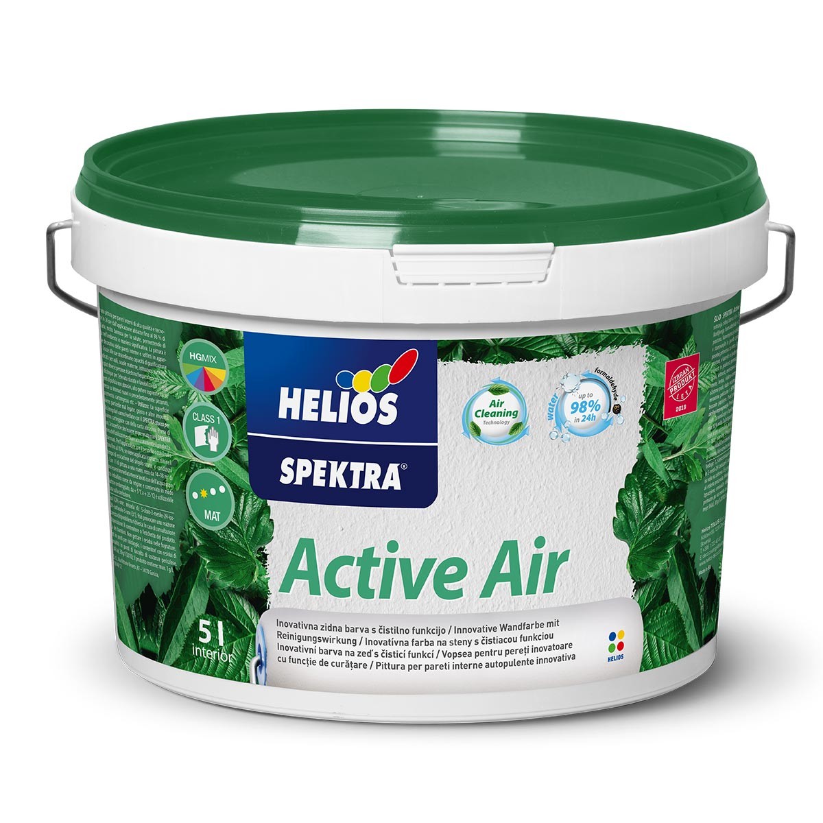 Боя за вътрешни стени HELIOS SPEKTRA Active Air, разграждаща формалдехида във въздуха