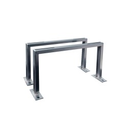 Metal Elements Неръждаема подова стойка за климатик / термопомпа - 25x55 см