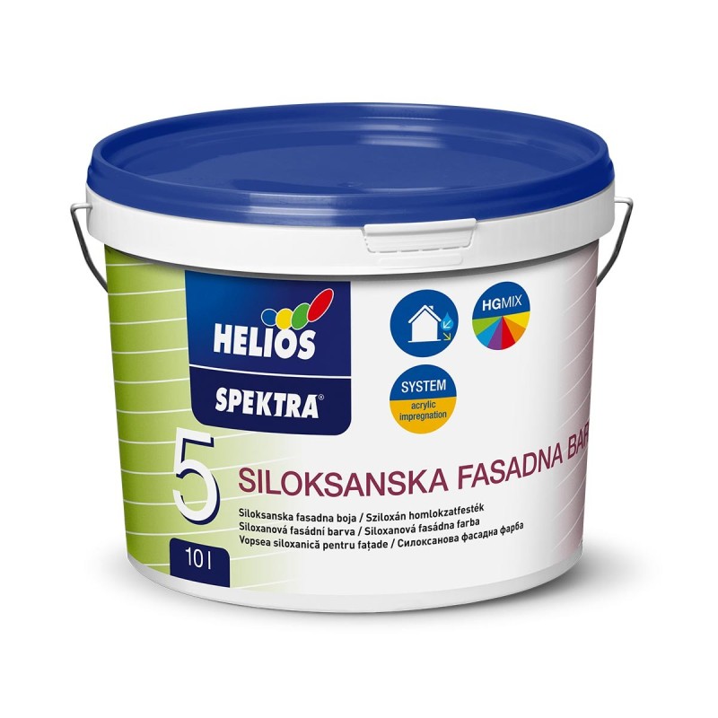 Силоксанова фасадна боя HELIOS SPEKTRA HELIOMIX