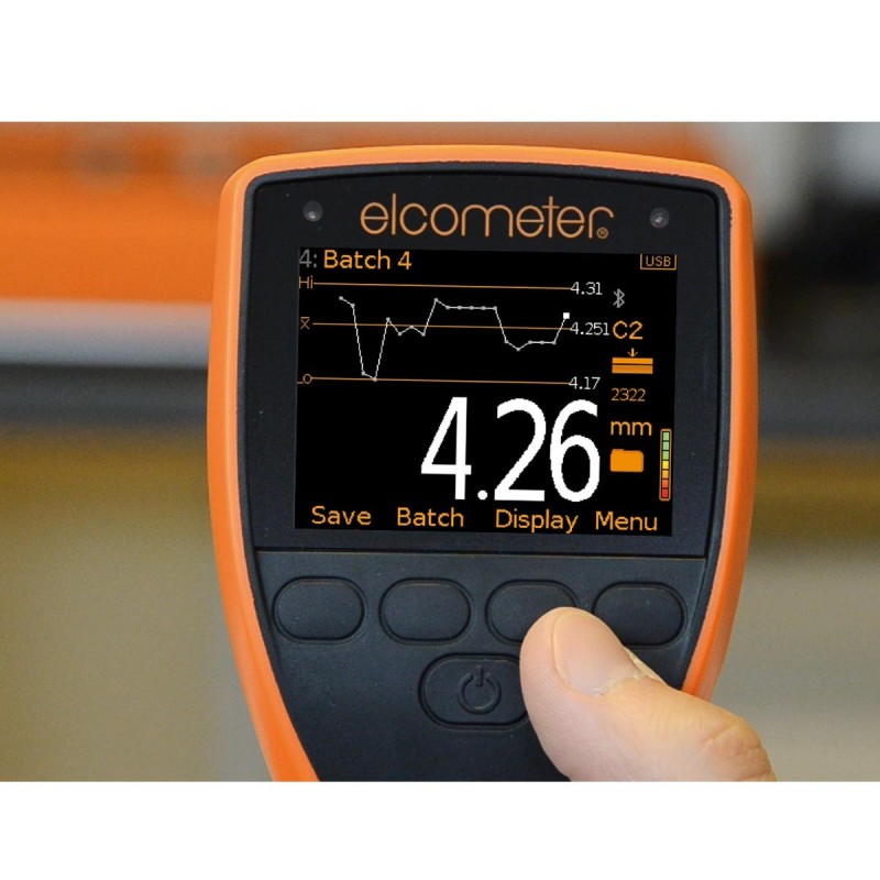 ELCOMETER 500 - комплект за измерване дебелина на покритие върху бетонови основи