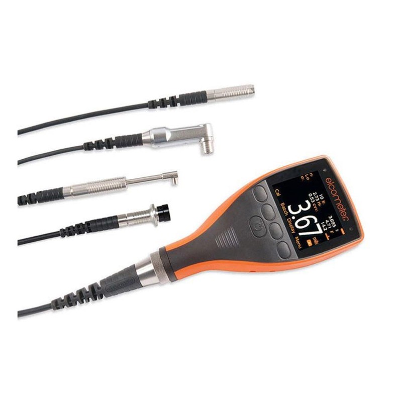 ELCOMETER 456 FNF Model T, сертифициран уред за измерване дебелина за външна сонда върху магнитни и немагнитни метали