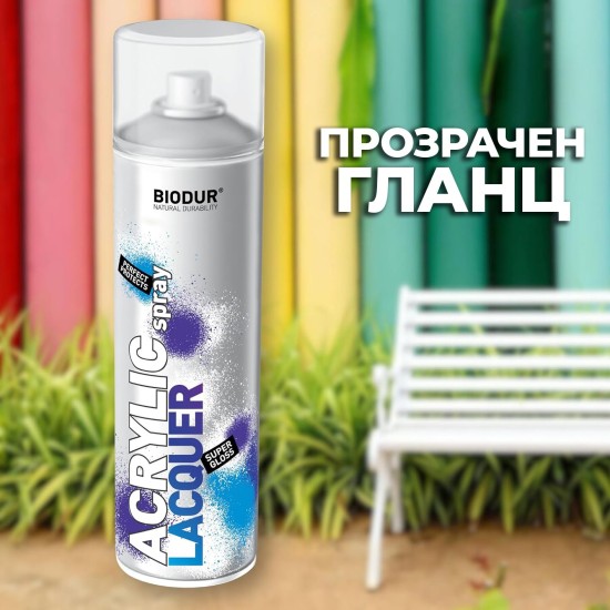 BIODUR Акрилен безцветен лак