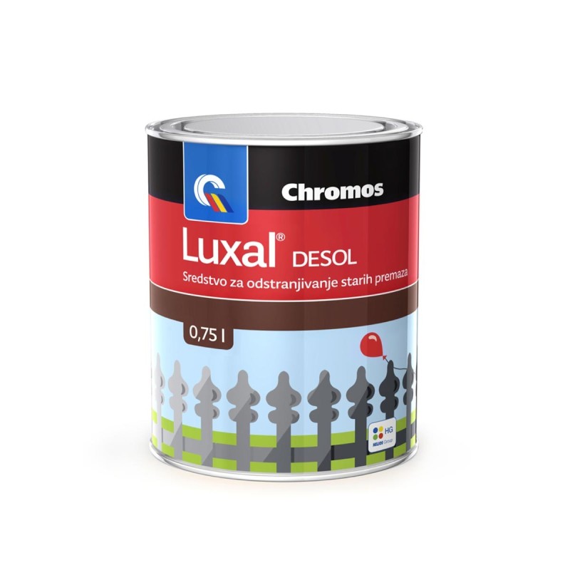 Препарат за премахване на стари лаковобояджийски покрития Chromos LUXAL DESOL
