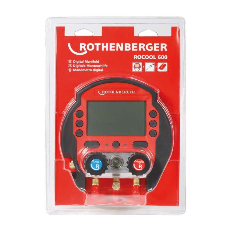Rothenberger КОМПЛЕКТ ДИГИТАЛЕН МАНОМЕТЪР ROCOOL 600