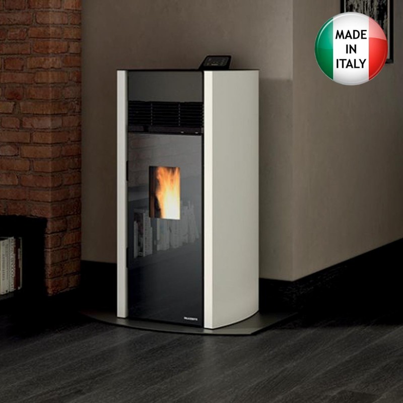 Пелетна камина Palazzetti BIANCA Pro 12 kW